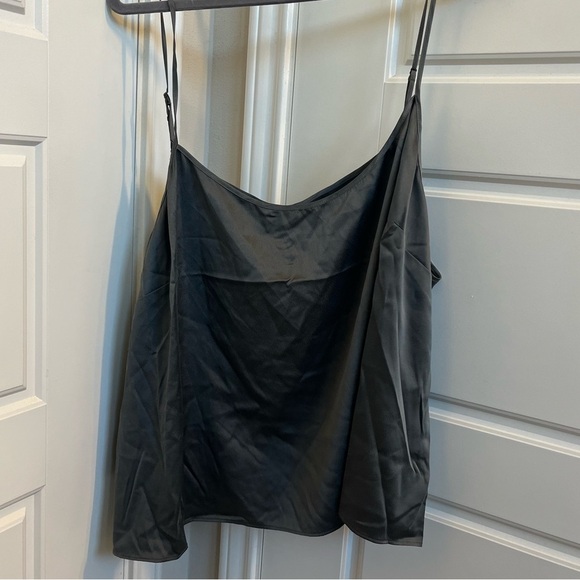 SKIMS Gunmetal grey Silk Camisole Size 4X - Picture 1 of 4